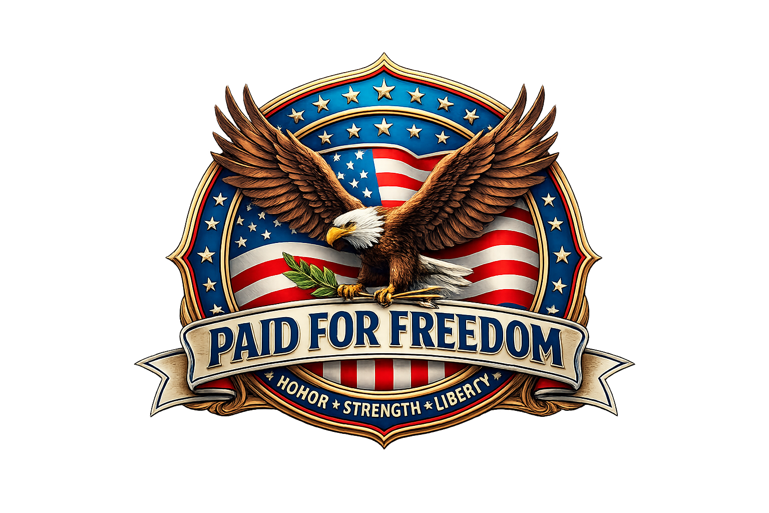 Paid For Freedom logo