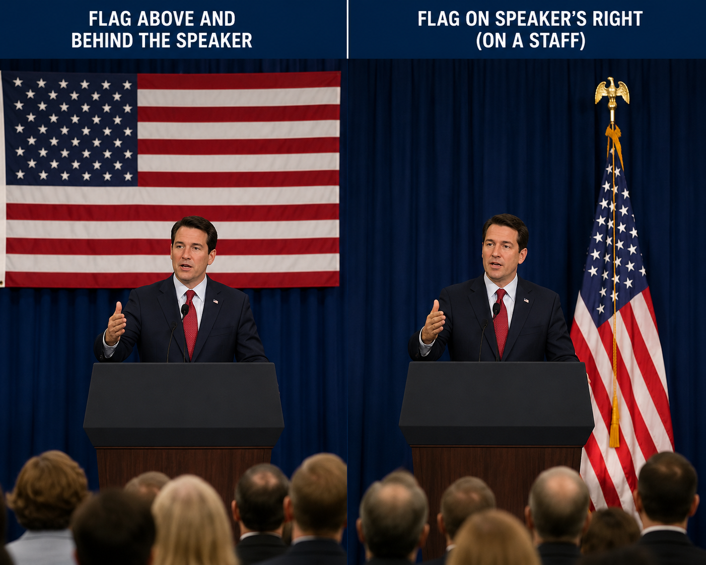 On Speaker's Platform